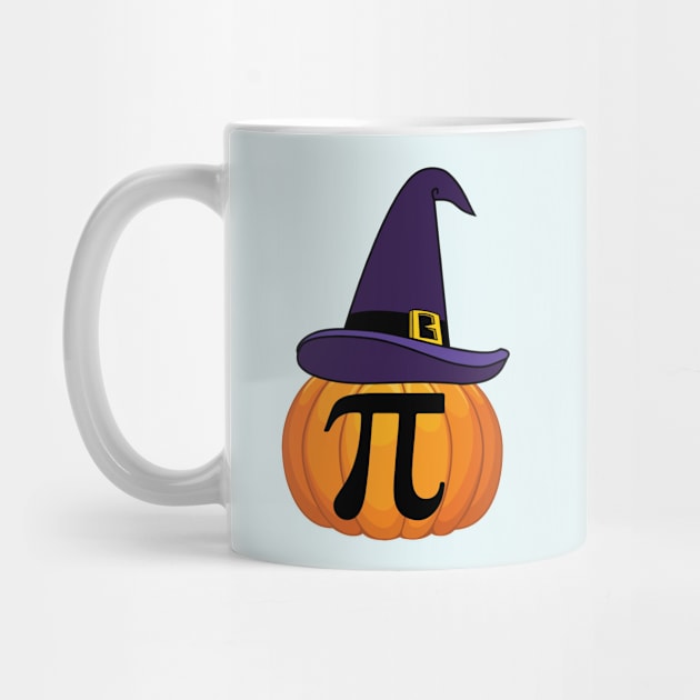 Pumpkin pi math with Witch Hat design by madani04